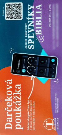TranApp balík spevníky a Biblia ANDROID