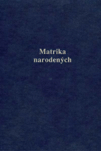 Detail Matrika narodených a  pokrstených